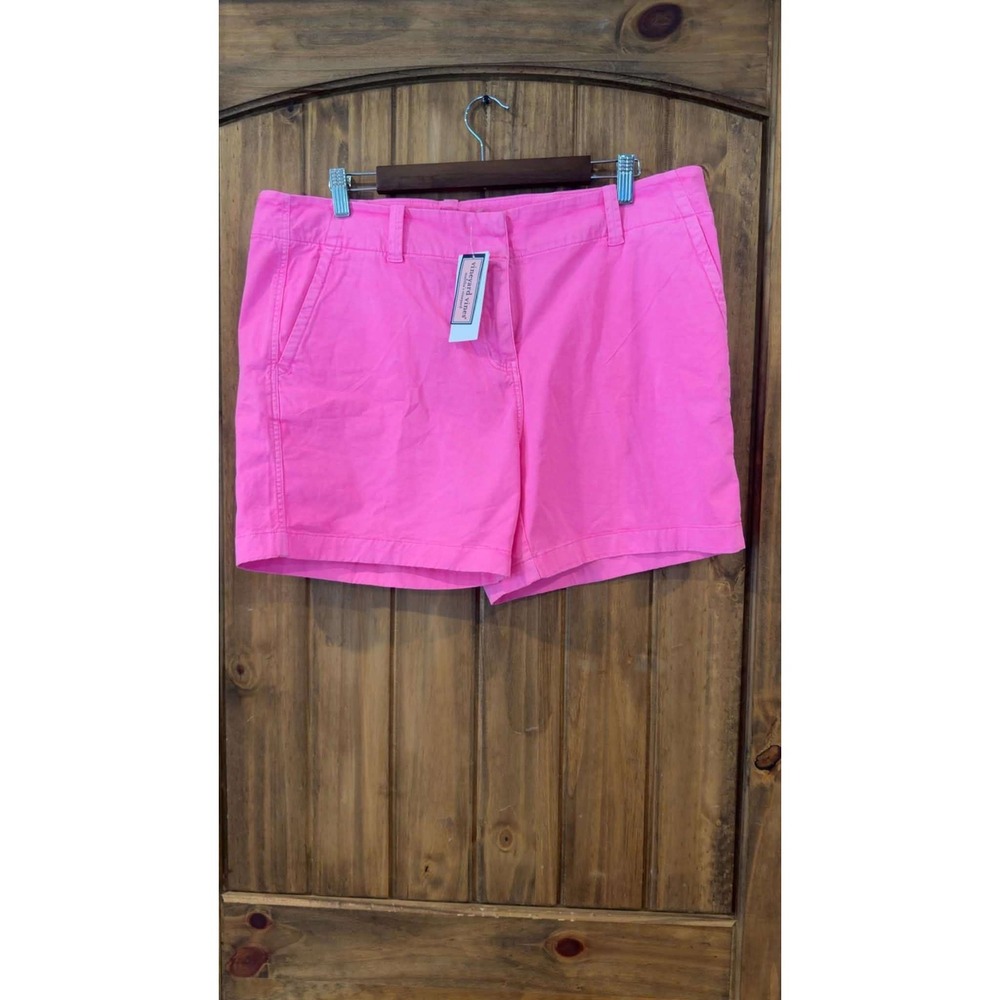 Vineyard Vines Every Day Shorts Womens 14 Pink NWT 5" Fiesta Fuchsia 2H001087